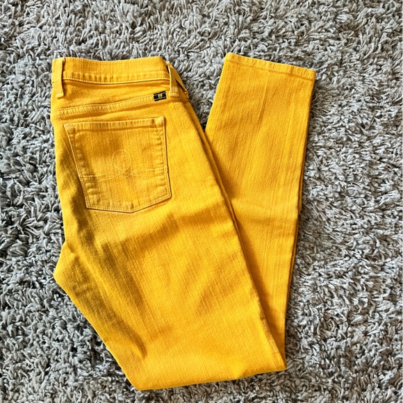Lucky Brand Women’s Sofia Skinny Denim in Golden Yellow - Picture 2 of 11